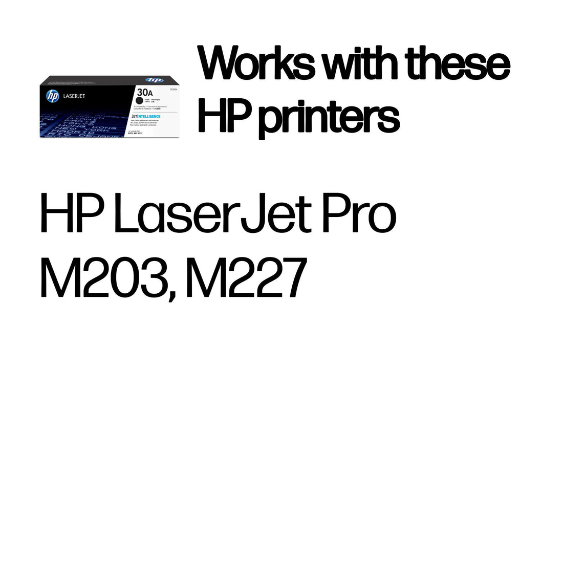 HP 30A Black Original LaserJet Toner Cartridge - image 2