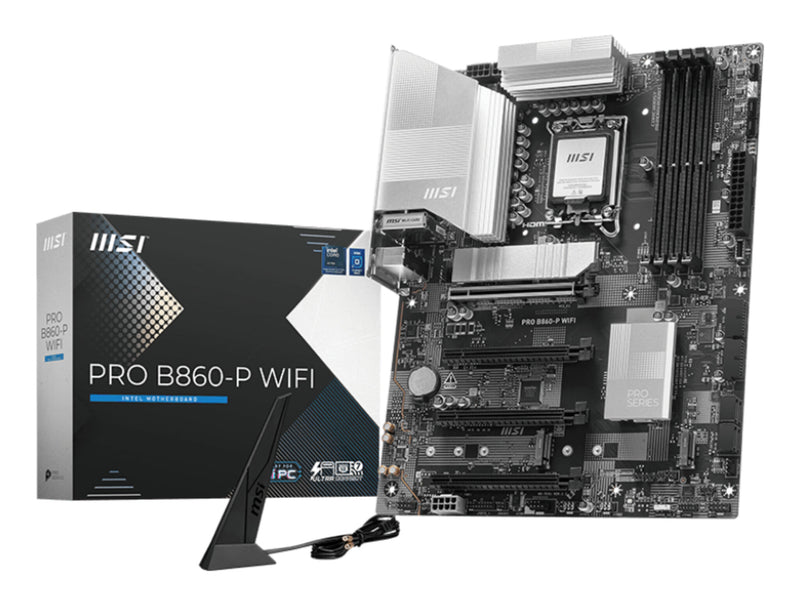 MSI PRO B860-P WIFI motherboard Intel B860 LGA 1851 (Socket V1) ATX