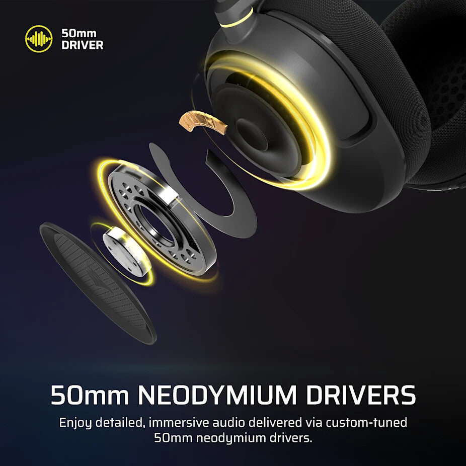 Corsair HS35 v3 Headset Wireless Head-band Gaming Bluetooth Black - image 6