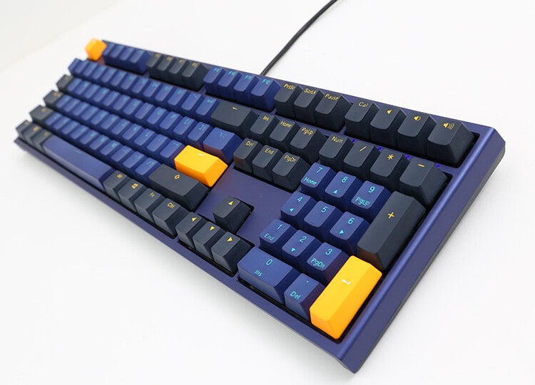 Ducky One 2 Horizon keyboard Gaming USB UK English Black, Blue, Yellow