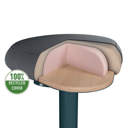 Leitz Ergo Active Standing Stool with Comfort Seat - image 4