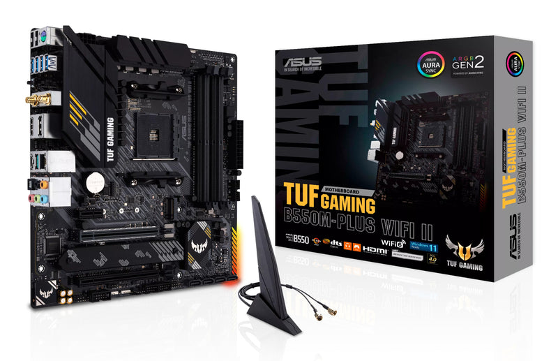 ASUS TUF GAMING B550M-PLUS WIFI II AMD B550 Socket AM4 micro ATX