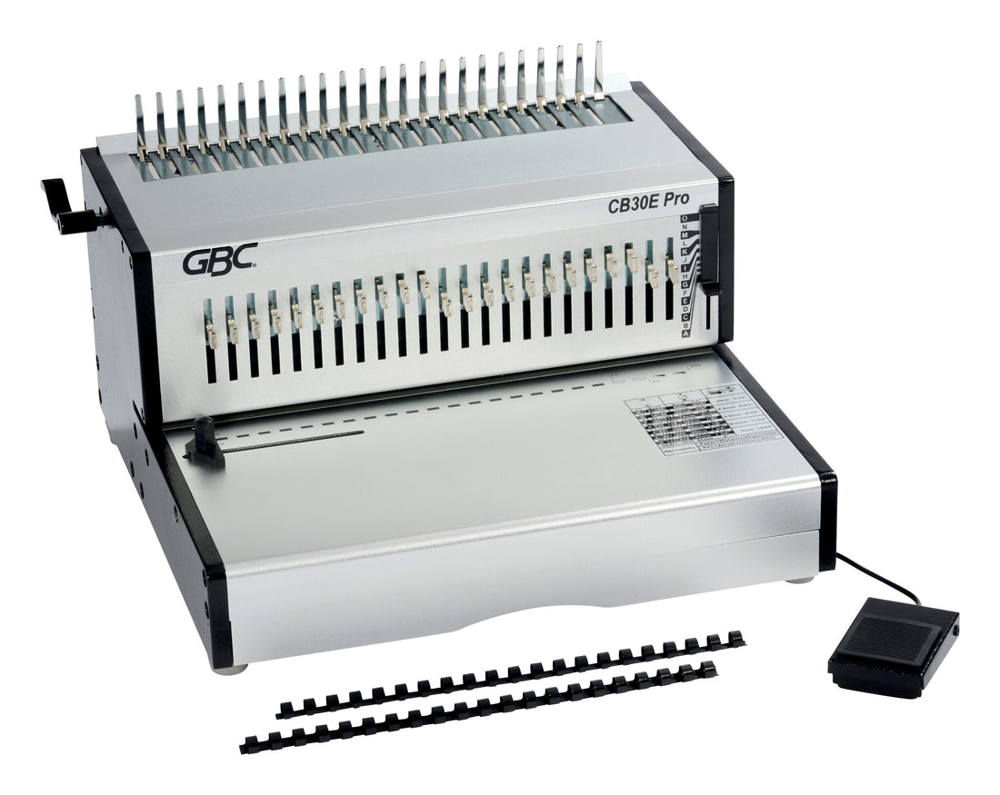 GBC CB30E Pro Heavy Duty Electric Punch and Comb Binding Machine Capacity 500 A4 Sheets - image 2