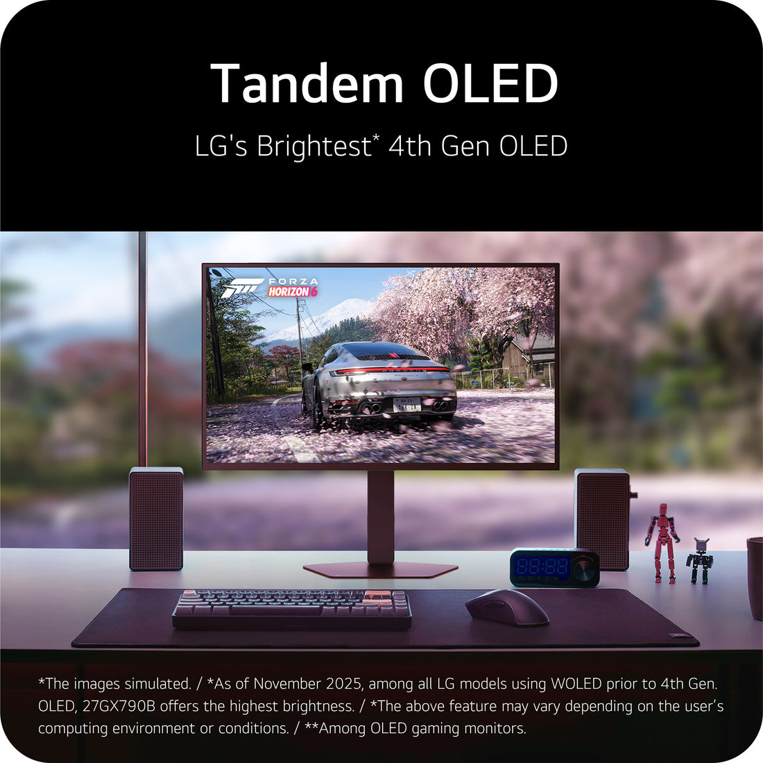 LG UltraGear GX7 WOLED 27-inch 4th Gen. QHD Gaming Monitorㅣ27GX790B with Dual-Mode(720Hz@HD, 540Hz@QHD) - image 5