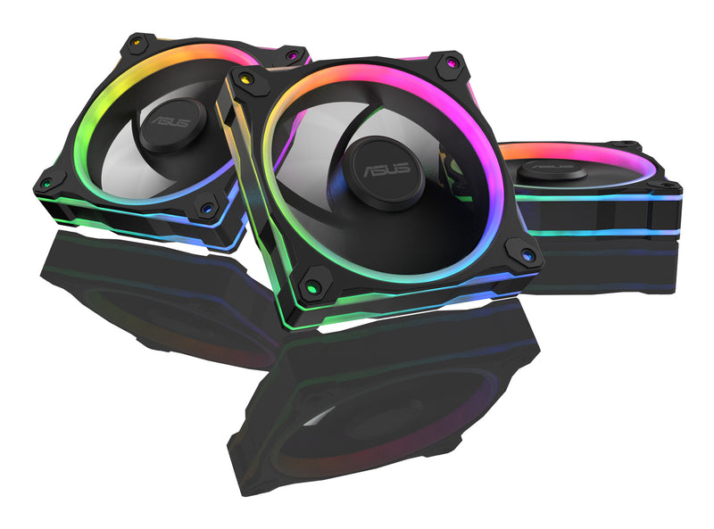 ASUS Prime MR120 Fan ARGB Reverse Black 3in1 Computer case 12 cm 3 pc(s)