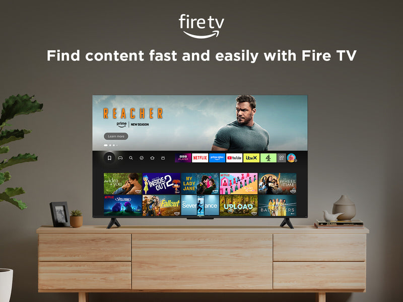 TCL T6C -UK 65 inch QLED 4K HDR 10+ Dolby Vision & Atmos Smart Fire TV