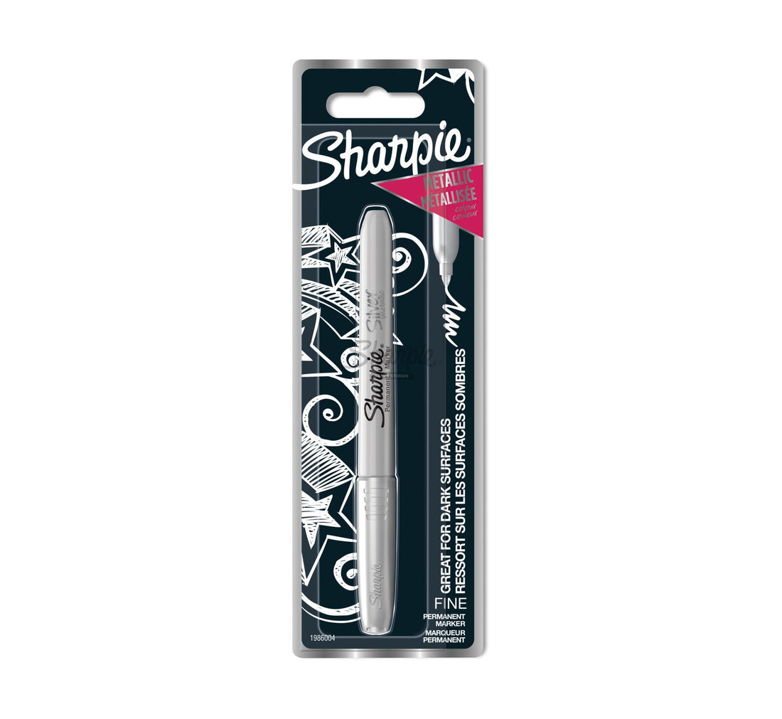 Sharpie 1986004 marker Fine tip Silver