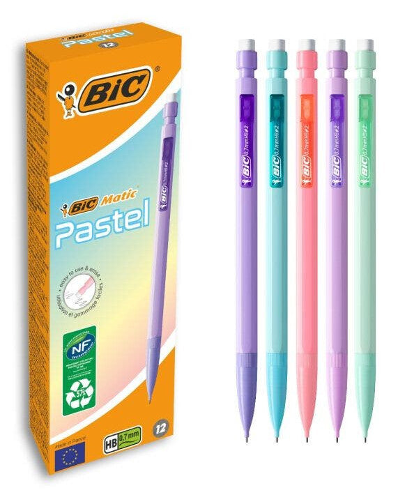 BIC Matic Pastel mechanical pencil 0.7 mm HB 12 pc(s)