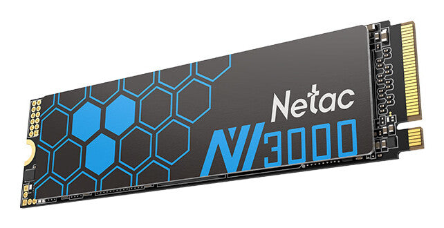 Netac NV3000 PCIe 3 x4 M.2 2280 NVMe 3D NAND SSD 500GB, R/W up to 3100/2100MB/s, with heat sink