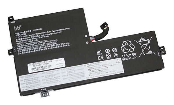 BTI SB11K08431 compatible 47Wh 3-cell battery for LENOVO CHOMEBOOK 100E G4