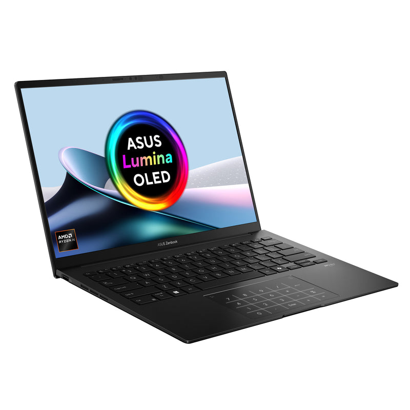 ASUS Zenbook 14 OLED UM3406KA-PP013W AMD Ryzen AI 5 340 Laptop 35.6 cm (14") 3K 16 GB LPDDR5x-SDRAM 1 TB SSD Wi-Fi 6E (802.11ax) Windows 11 Home Black