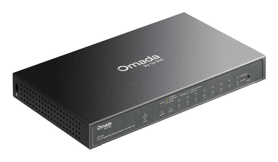 TP-Link Omada ES210GP network switch Managed L2 Gigabit Ethernet (10/100/1000) Power over Ethernet (PoE) DIN - image 4