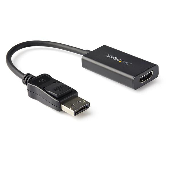 StarTech.com DisplayPort to HDMI Adapter - 4K 60Hz HDR10 Active DisplayPort 1.4 to HDMI 2.0b Video Converter