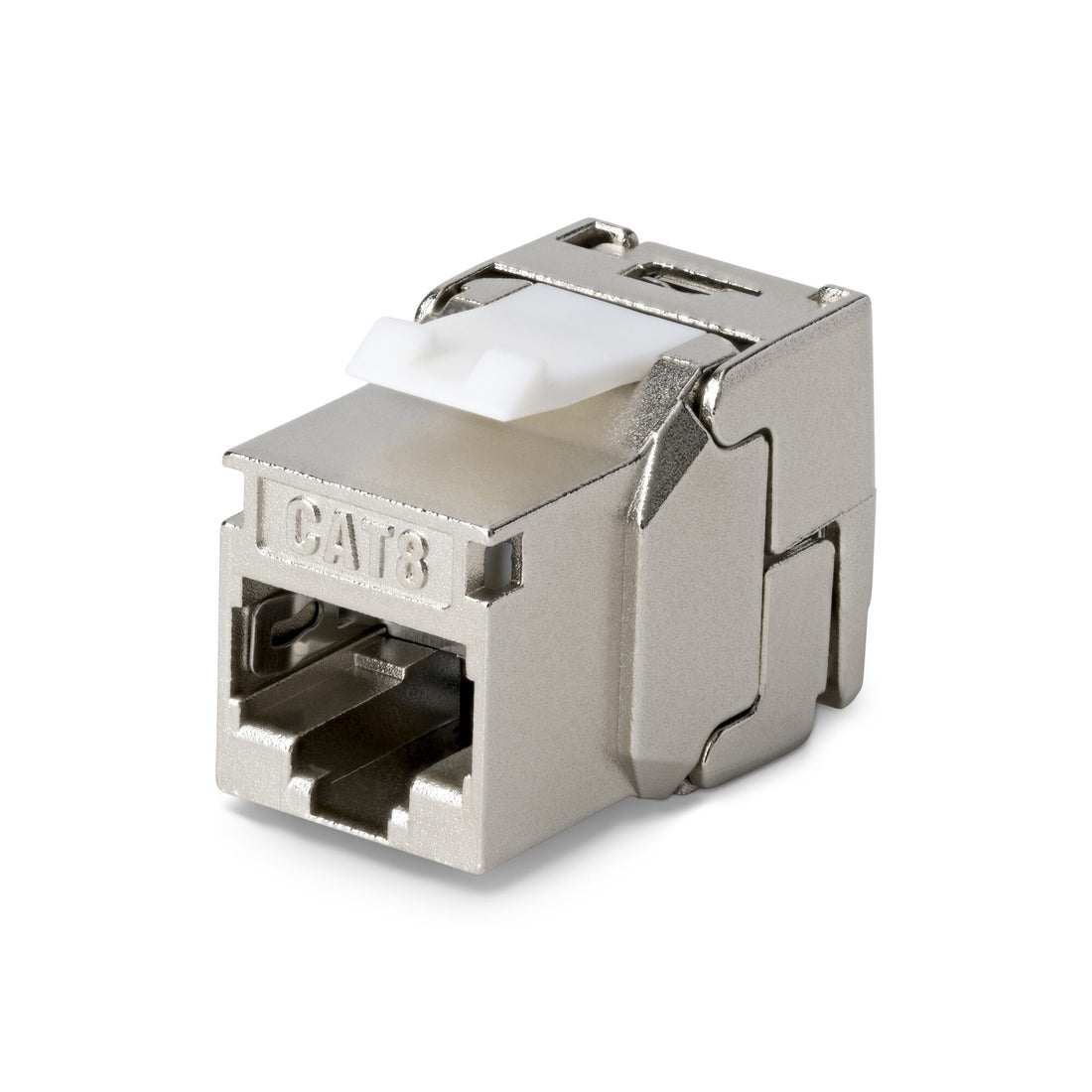 StarTech.com Cat8 Keystone Jack, 6-Pack RJ45 Ethernet Keystone Jacks, STP Cat8 Wall Jack, 180-Degree Toolless - image 2