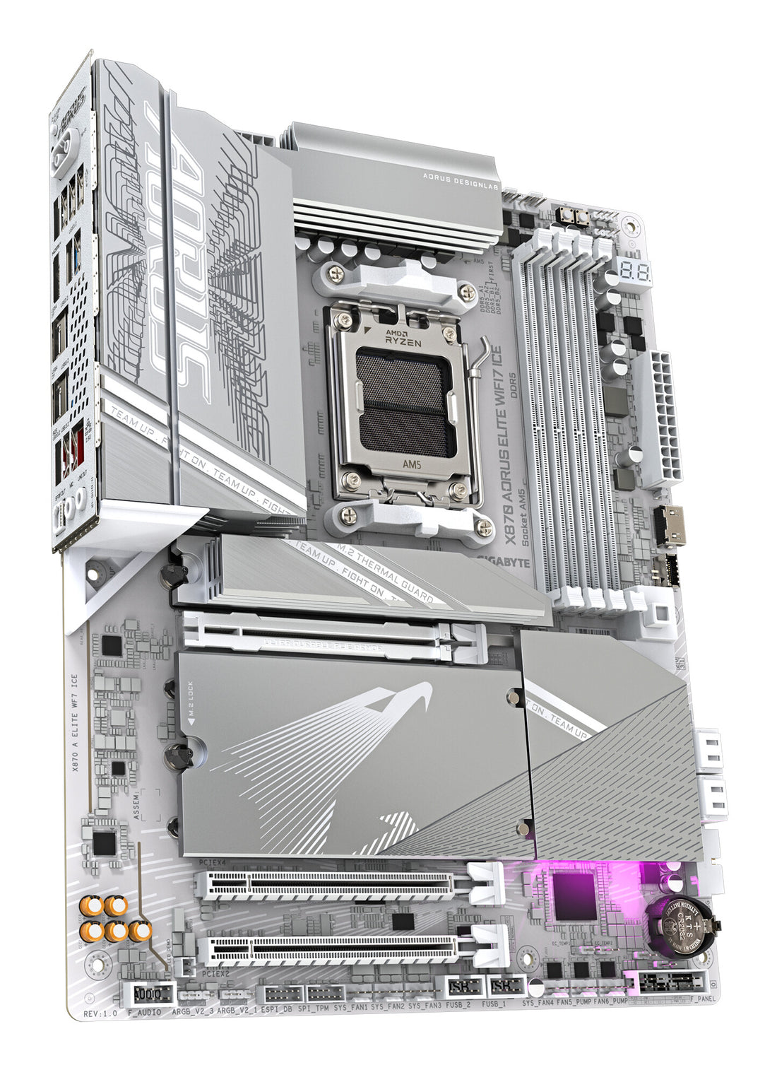 GIGABYTE X870 AORUS ELITE WIFI7 ICE Motherboard - image 3