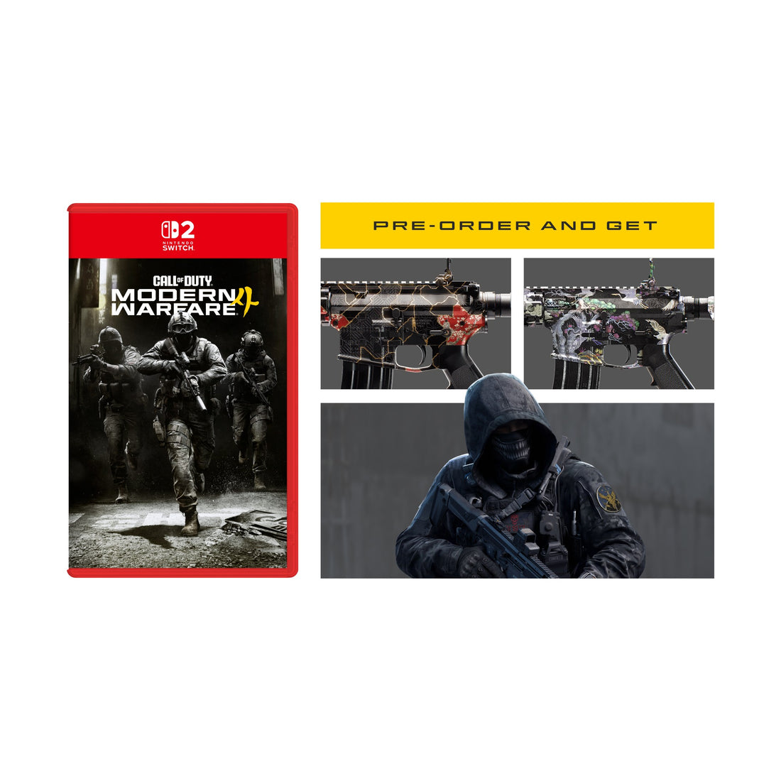Call of Duty Modern Warfare 4 Nintendo Switch 2 edition with pre-order bonus content