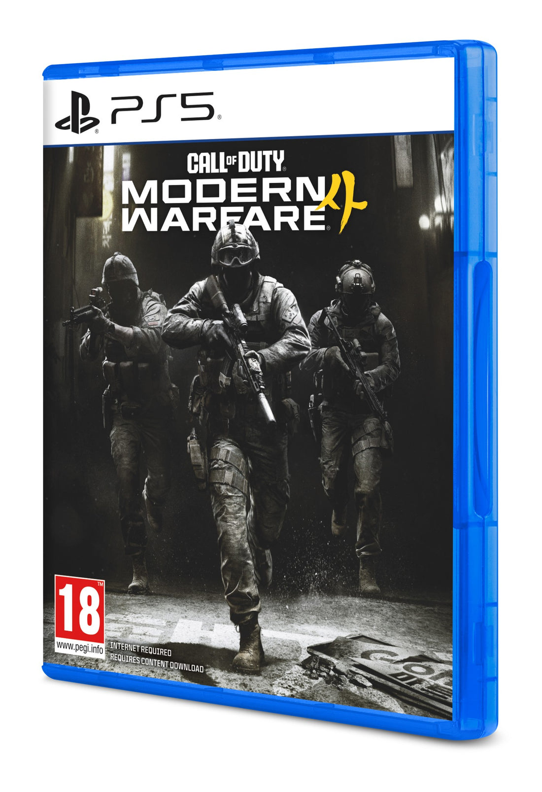 Call of Duty Modern Warfare 4 PS5 game case side view