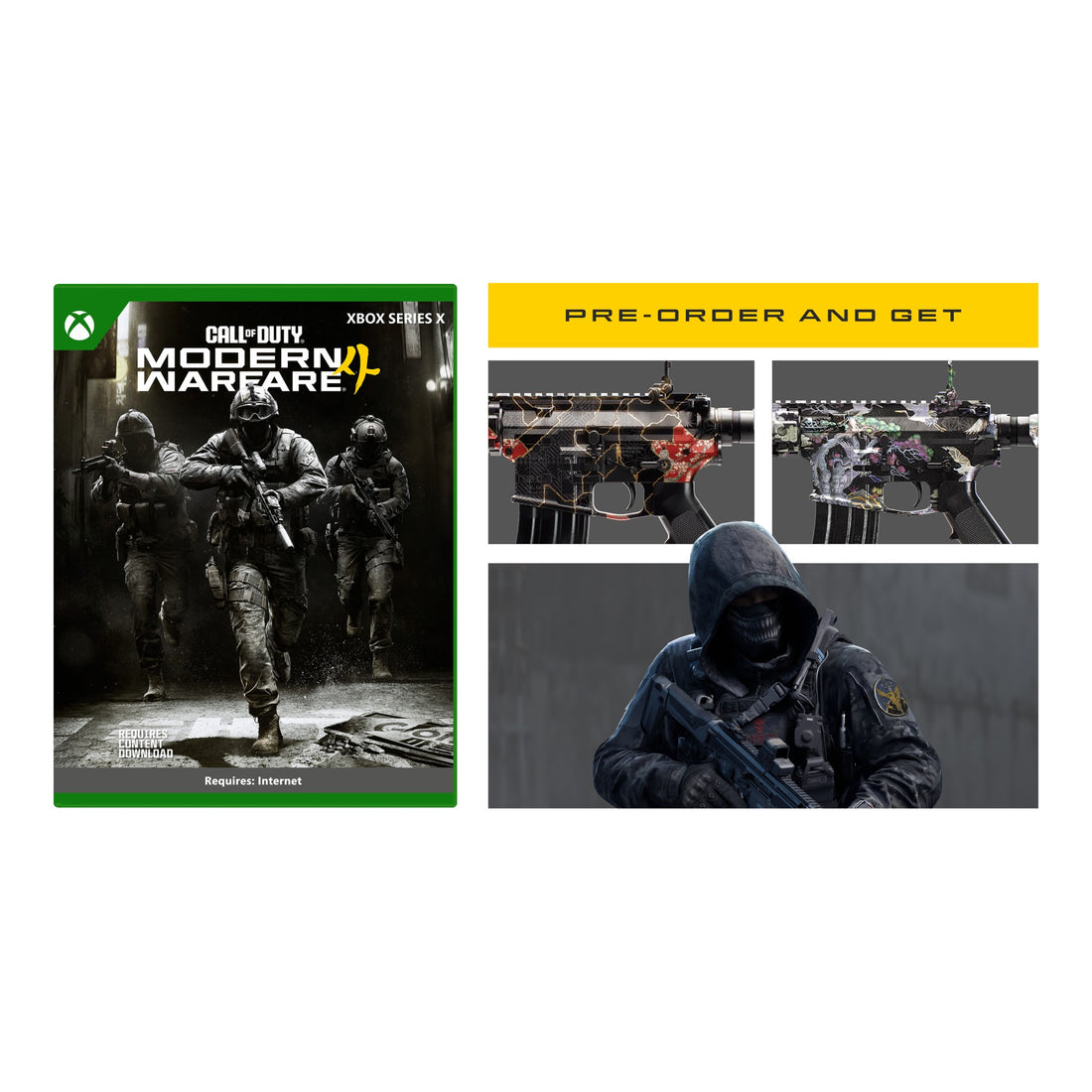 Call of Duty Modern Warfare 4 Xbox Series X edition with pre-order bonus content