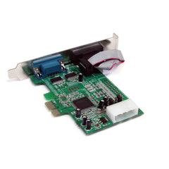 StarTech.com 2-Port PCI Express RS232 Serial Adapter Card, 16550 UART, PCIe to Dual Serial DB9 Host Controller, Windows & Linux, TAA - Replaced by PEX2S953