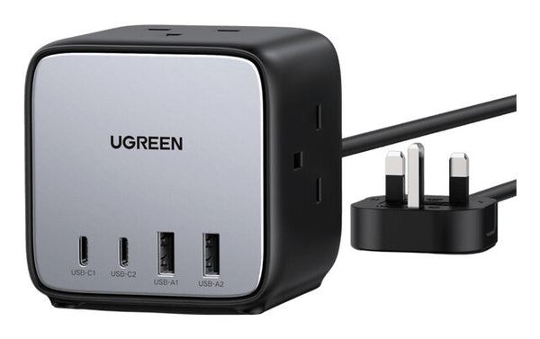 Ugreen 90906 mobile device charger Universal Grey, Silver AC Fast charging Indoor