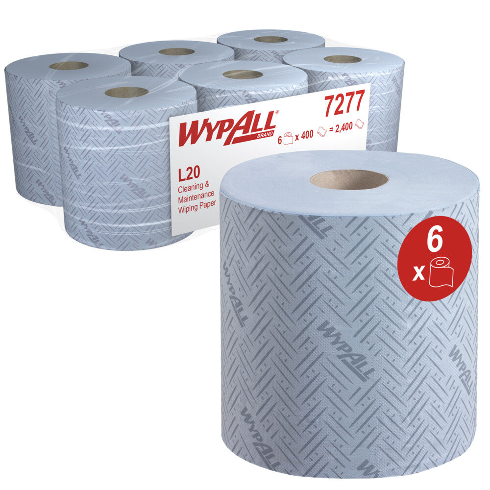WypAll 7277 paper towels 400 sheets Blue