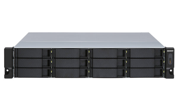 QNAP TL-R1200S-RP HDD/SSD enclosure Black, Grey 2.5/3.5"