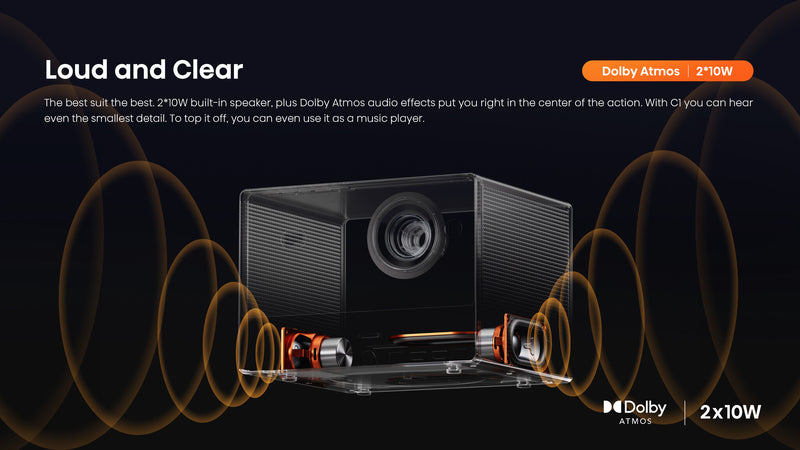 Hisense C1TUK data projector 1600 ANSI lumens UHD 4K (3840x2160) Silver