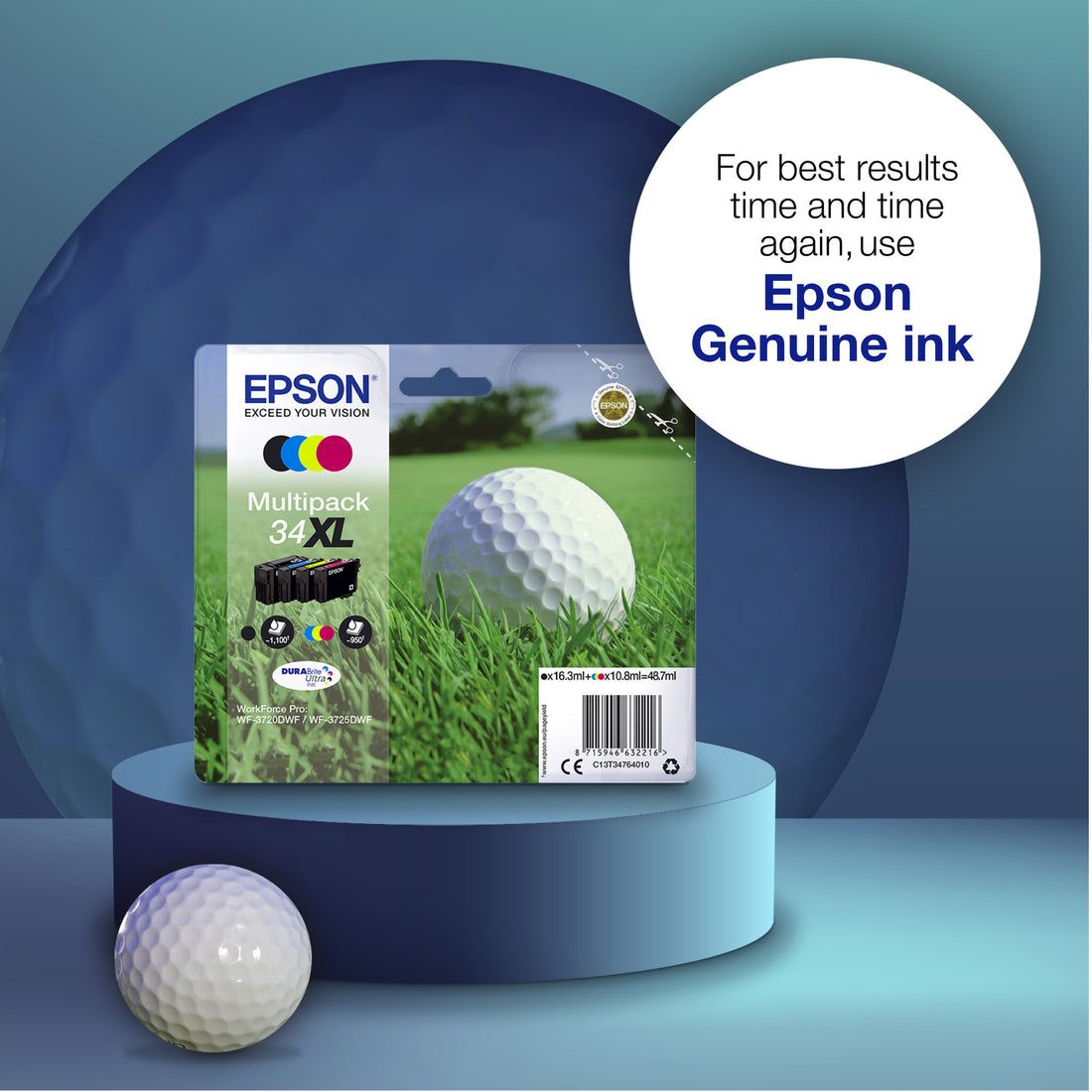 Epson Golf ball 34 DURABrite Ultra Single Yellow Ink - image 5