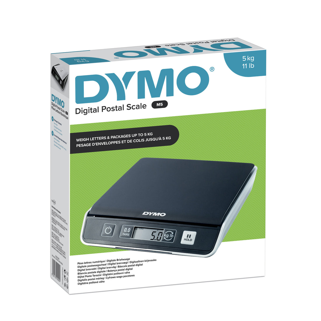 DYMO M5 Digital Package & Shipping Scale | up to 5KG Capacity | 20 cm x 20 cm - image 9