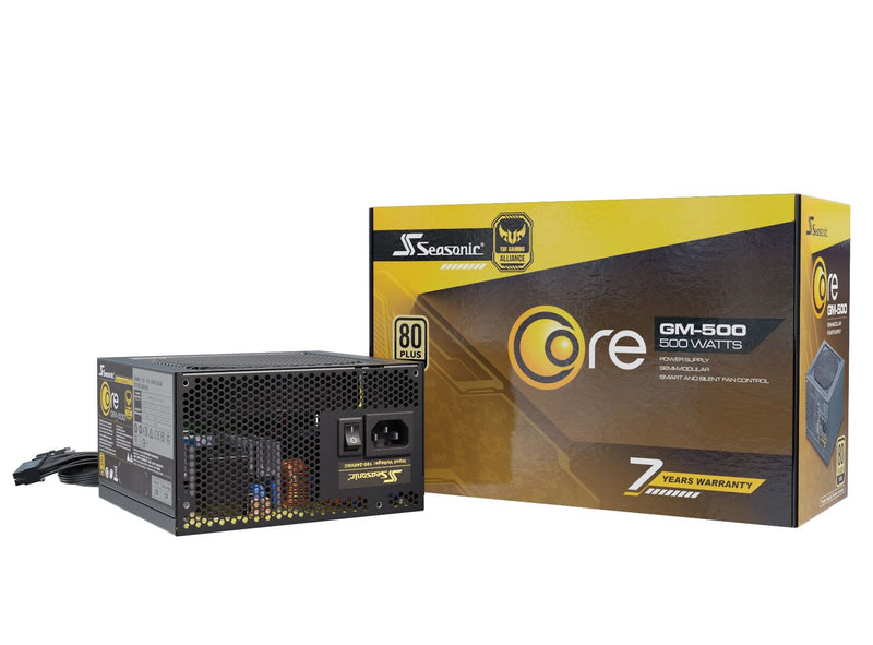 Seasonic CORE-GM-500 power supply unit 500 W 20+4 pin ATX ATX Black