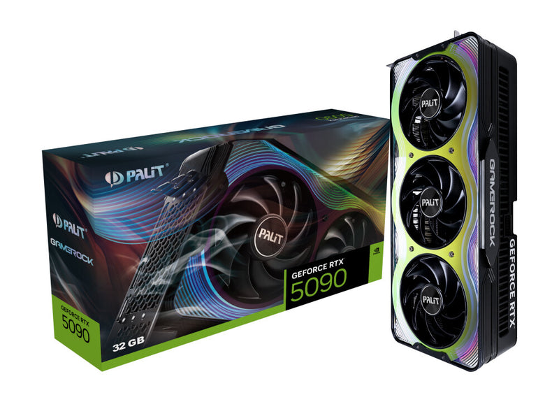 Palit GeForce RTX 5090 GameRock NVIDIA 32 GB GDDR7 Graphics Card