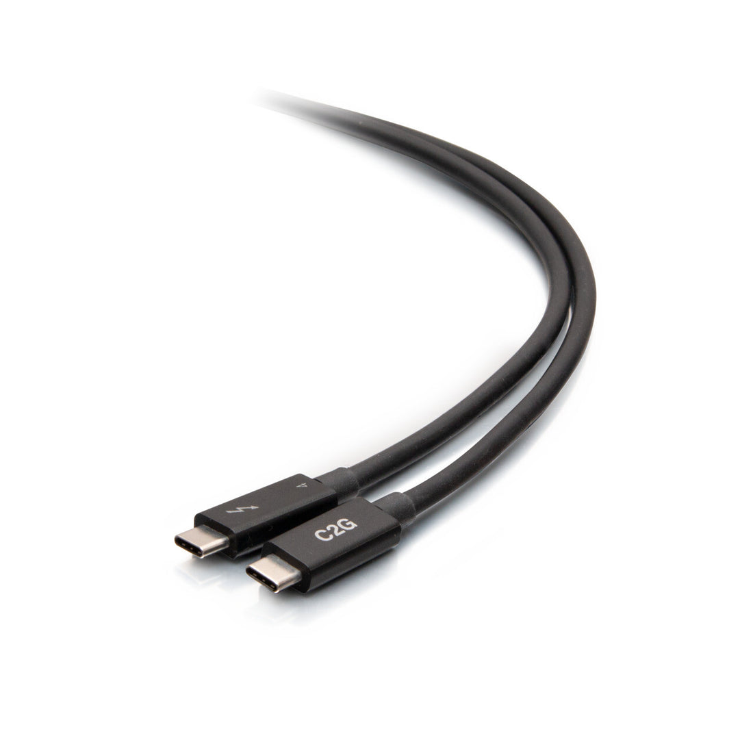 C2G 2.6ft (0.8m) ThunderboltTM 4 USB-C® Cable (40Gbps)