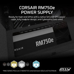 Corsair RM750e power supply unit 750 W 24-pin ATX ATX Black