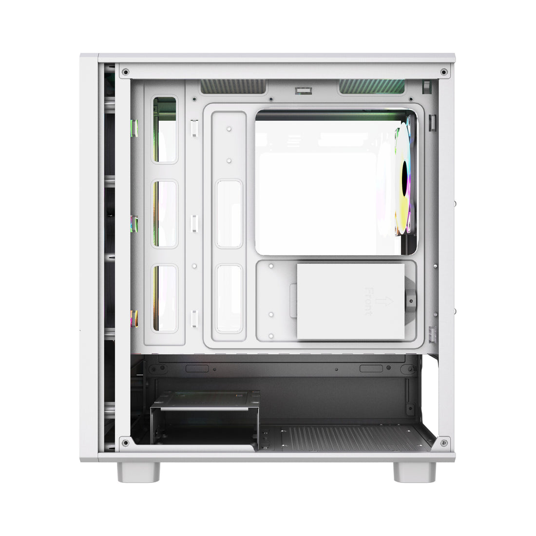 VIDA SPIRE M MATX WHITE GAMING CASE Micro Tower - image 7