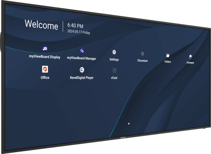 Viewsonic CDE105UW interactive whiteboard 2.67 m (105") 5120 x 2160 pixels Black
