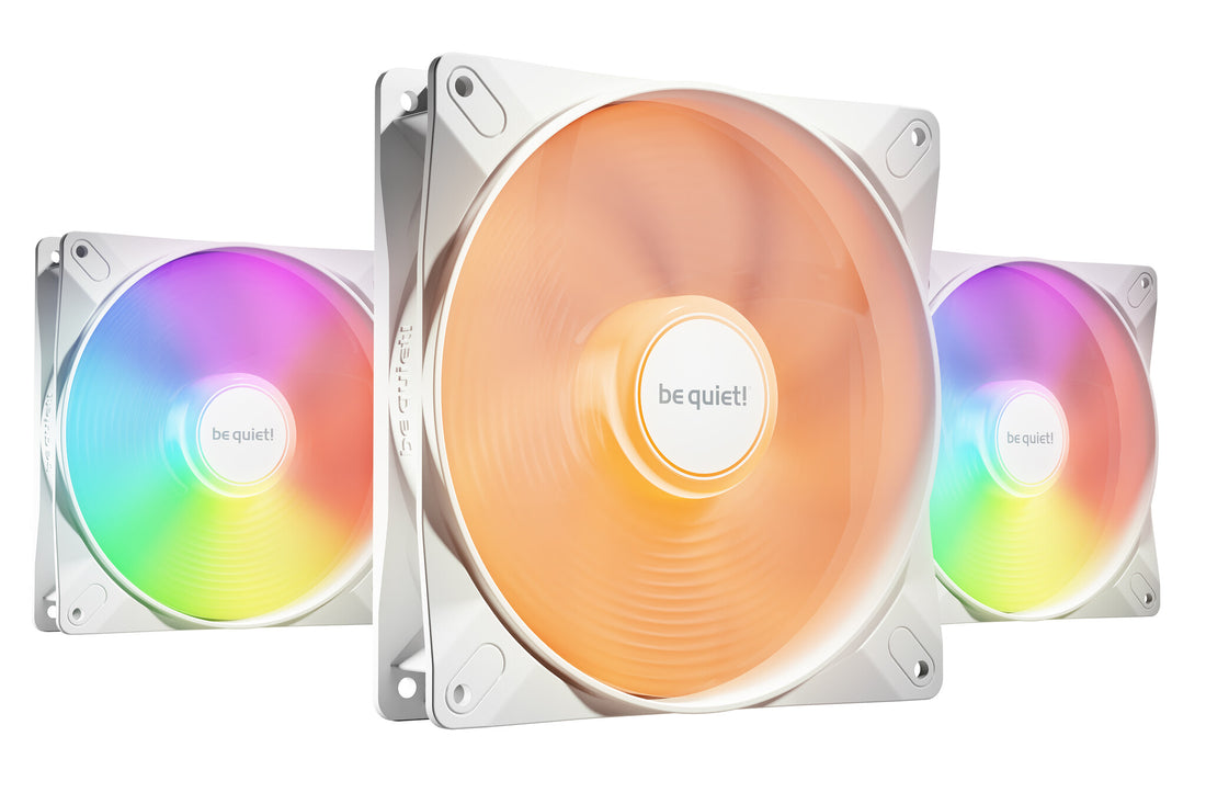 be quiet! LIGHT WINGS LX 140mm PWM 3-Pack White Computer case Fan 14 cm 3