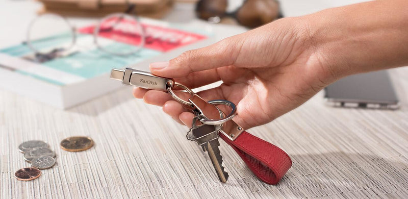 SanDisk Ultra Dual Drive Luxe USB flash drive 512 GB USB Type-A / USB Type-C 3.2 Gen 1 (3.1 Gen 1) Stainless steel