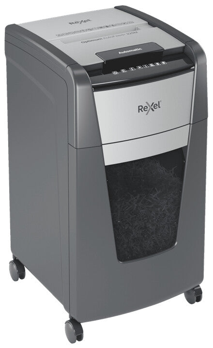Rexel Optimum AutoFeed+ 225M paper shredder Micro-cut shredding 55 dB 23 cm Black, Silver - image 3