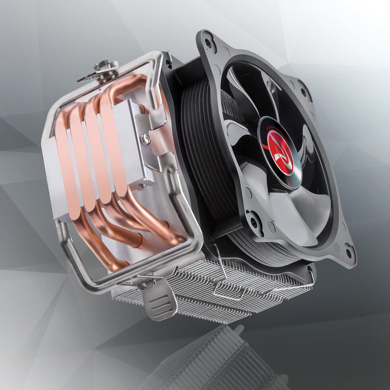 RAIJINTEK AIDOS II Processor Liquid cooling kit 10 cm Black 2 pc(s)