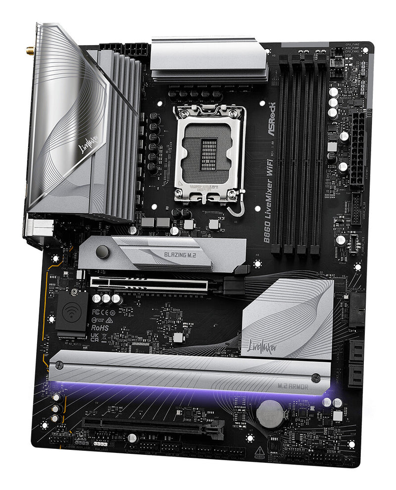 Asrock B860 LiveMixer WiFi Intel B860 LGA 1851 (Socket V1) ATX