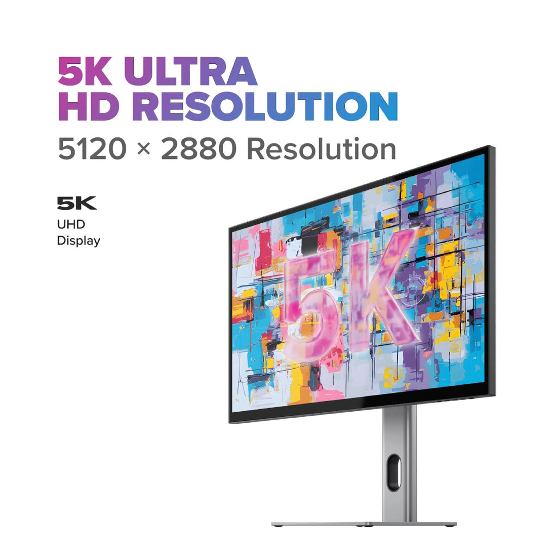 ALOGIC Clarity 5K 27" Monitor with 65W Laptop Charging USB-C Hub - image 3