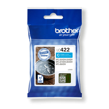 Brother LC422C ink cartridge Original Cyan