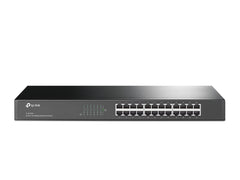 TP-LINK (TL-SF1024) 24-Port 10/100Mbps Unmanaged  Rackmount Switch, Steel Case