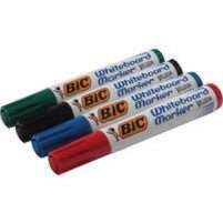 BIC Velleda Whiteboard 1751 marker 4 Chisel tip Black, Blue, Green, Red