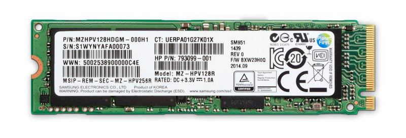 HP Z Turbo Drive 256GB MLC (Z8G4) SSD Module