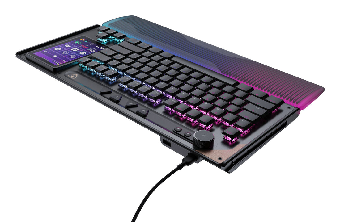 Turtle Beach Command Series KB7 TKL Wired Gaming Keyboard - 4.3” Touchscreen Command Display, Titan - image 6