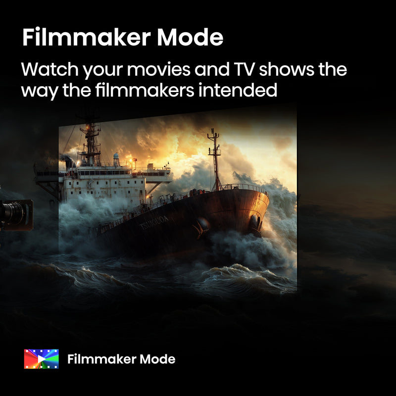 Hisense 55" A85QTUK OLED Smart AI TV with Freely