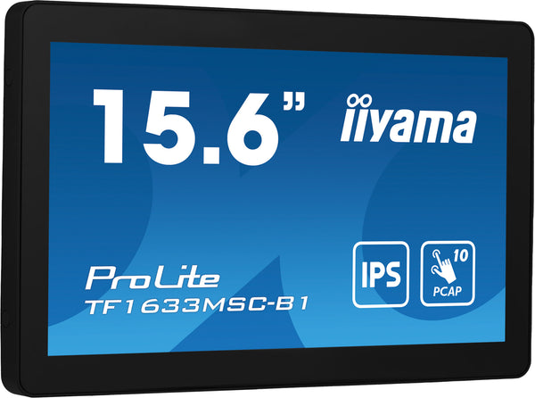 iiyama ProLite 15.6" Full HD Touchscreen Monitor (TF1633MSC-B1)