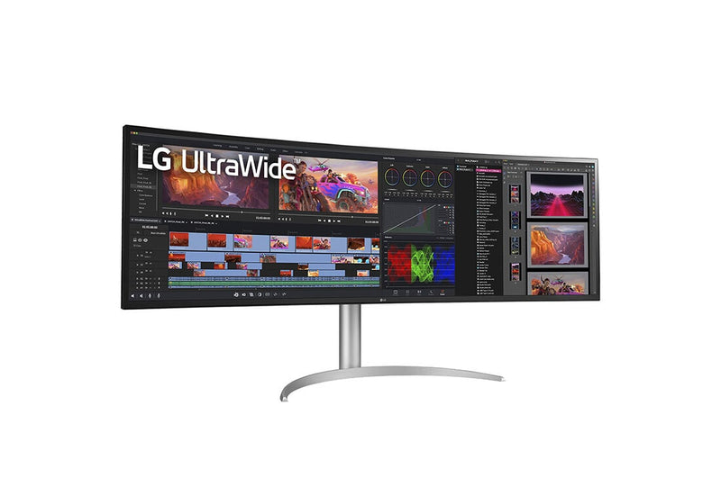 LG 49WQ95C-W computer monitor 124.5 cm (49") 5120 x 1440 pixels UltraWide Dual Quad HD Silver