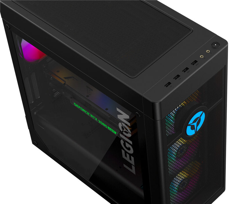 Lenovo Legion T7 Intel® Core™ i7 i7-10700K 16 GB DDR4-SDRAM 512 GB SSD NVIDIA GeForce RTX 3070 Windows 10 Home Tower PC Black